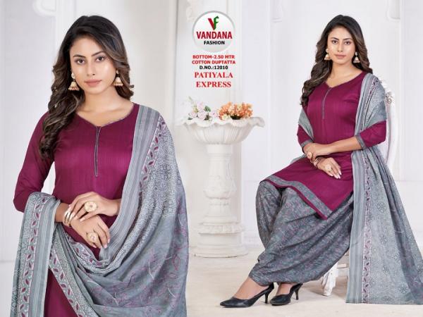 Vandana Patiyala Express Vol-12 indo Cotton PAtiyala Dress Material 